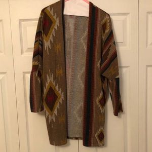 Tribal pattern kimono